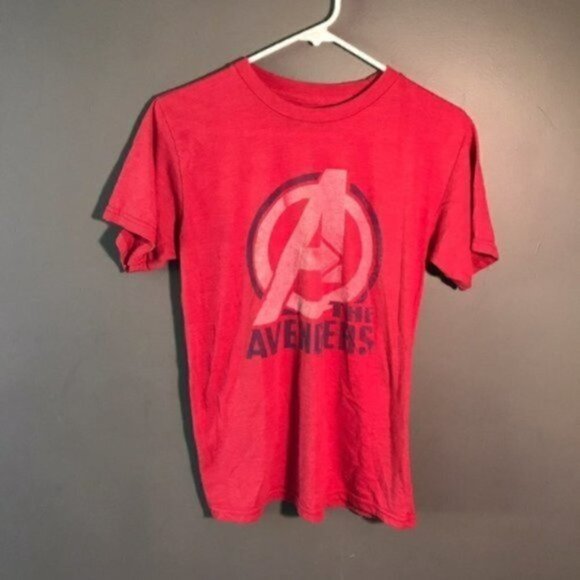 Marvel Avengers T-Shirt Red White Blue - Picture 2 of 5